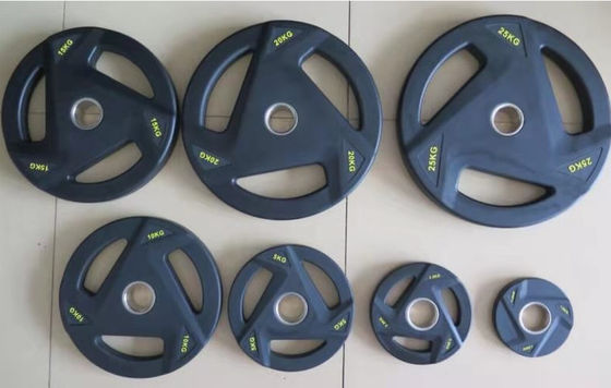 All For Commercial Clubs Barbell Weight Plates Low Noise Rubber Coated Versions Unit Weight 2.5lb 20kgs Durable Gym Equipment