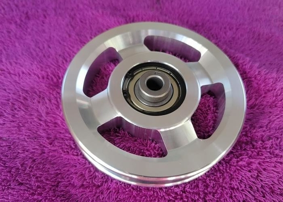 Gym 89mm 114mm Wire Rope Pulley Wheels مصقولة
